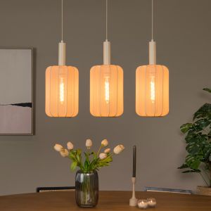 Beige pendler lampe modern, Corina