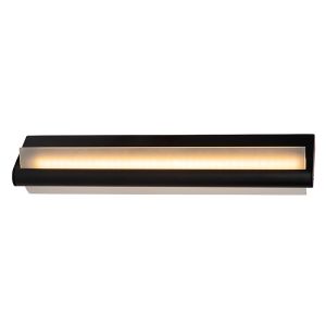 Sort væglampe badeværelse modern, Wanda, 15W, 3000K LED, IP44