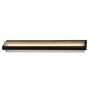 Sort væglampe badeværelse modern, Wanda, 19W, 3000K LED, IP44