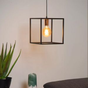 Sort pendler lampe modern, Arthur