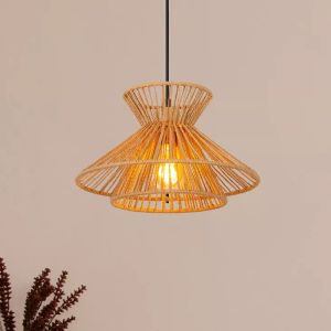 Rattan pendler lampe brun, Tasman