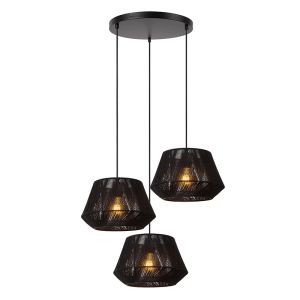 Sort pendler lampe modern, Jessica