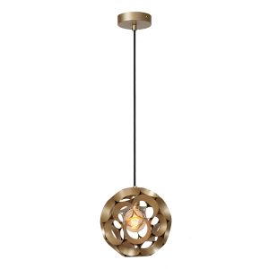 Guld pendler lampe modern, Hannelore