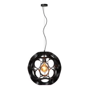 Sort pendler lampe modern, Hannelore