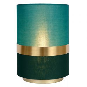 Guld bordlampe retro, Tusse, med brytare