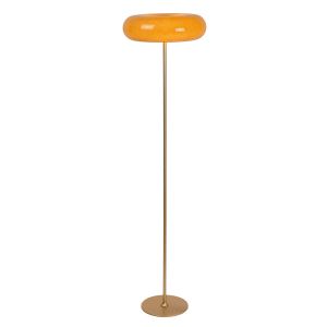 Taupe gulv lampe retro, Sentino, med brytare