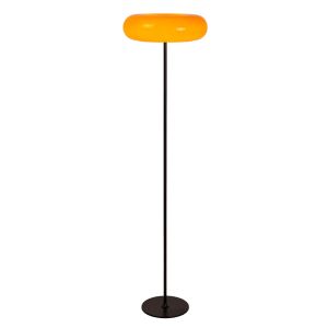 Orange gulv lampe retro, Sentino, med brytare