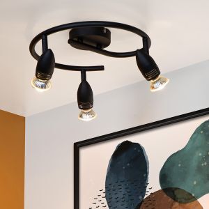 Sort loftspot modern, Caro
