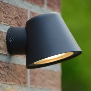 Antracit udendørslampe modern, Dingo, IP44