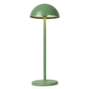 Grøn udendørs bordlampe retro, Joy, 1,5W, 3000K LED, IP54, med beröringsdimmer