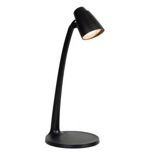 Sort skrivebordslampe klassisk, Ludo, 4,5W, 3000K LED, med brytare