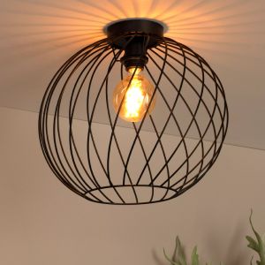 Sort loftlampe klassisk, Danza