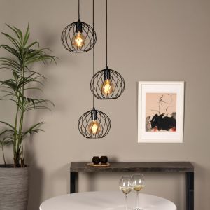 Sort pendler lampe klassisk, Danza