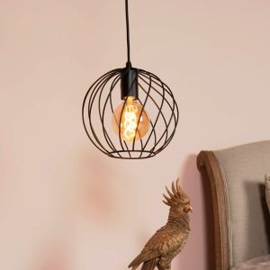 Sort pendler lampe klassisk, Danza