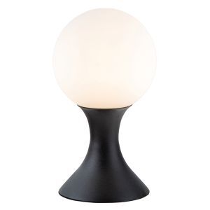 Sort bordlampe modern, Moya, med brytare
