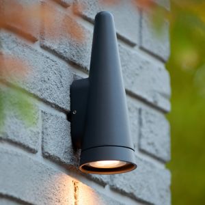 Antracit udendørslampe modern, Wizard, IP54