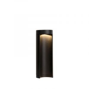 Sort udendørslampe modern, Combo, 7W, 3000K LED, IP54