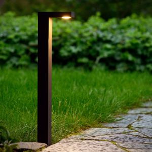 Antracit udendørslampe modern, Texas, 6W, 3000K LED, IP54