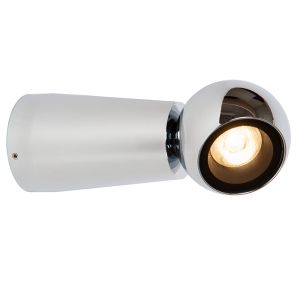 Krom udendørslampe modern, Ipsos, 5W, 2700K LED, IP54