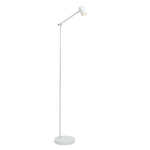 Hvid genopladelige gulvlampe modern, Tipik, 3W, 2700K LED, med beröringsdimmer