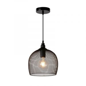 Sort pendler lampe retro, Mesh