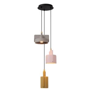 Beton pendler lampe multi-farvet, Ninja