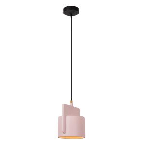 Beton pendler lampe lyserød, Ninja