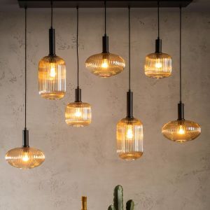 Rav pendler lampe retro, Maloto