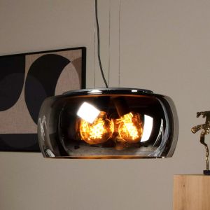 Grå pendler lampe modern, Olivia