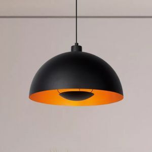 Sort pendler lampe modern, Siemon