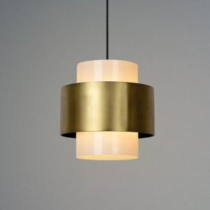 Messing pendler lampe klassisk, Firmin