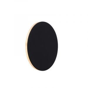 Sort væglampe modern, Eklyps led, 6W, 3000K LED