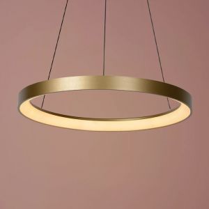 Messing pendler lampe modern, Vidal, 48W, 2700K LED