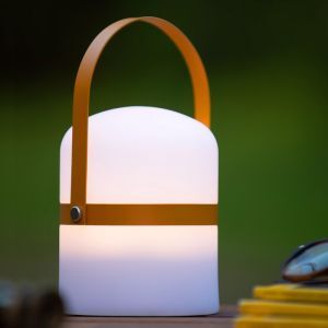 Brun udendørs bordlampe modern, Little Joe, 3W, 2700K LED, IP44, med brytare