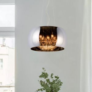 Krom pendler lampe modern, Pearl