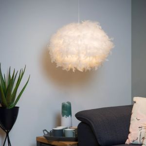 Hvid pendler lampe modern, Goosy