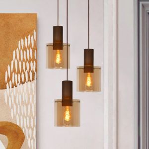 Rav pendel lampe spisebord vintage, Toledo
