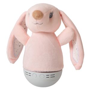Lyserød bordlampe til børneværelse modern, Dolly, 3W, RGB LED, med brytare