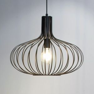 Sort pendler lampe retro, Manuela