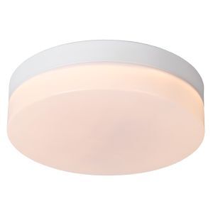 Hvid loftlampe badeværelse plast, Biskit, 12W, 2700K LED, IP44