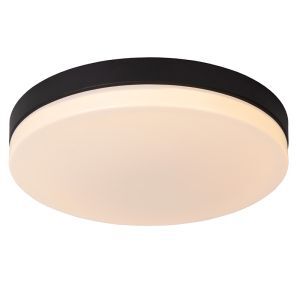 Sort loftlampe badeværelse plast, Biskit, 36W, 2700K LED, IP44