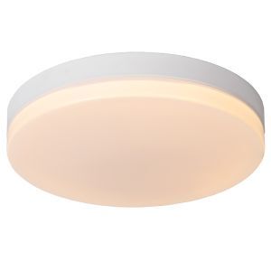 Hvid loftlampe badeværelse plast, Biskit, 36W, 2700K LED, IP44