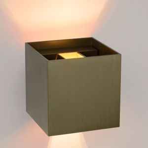 Brun væglampe modern, Xio