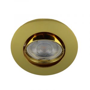Guld modern mini indbygningsspot aluminium, Lenx