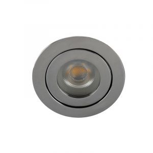 Krom modern indbygningsspot badeværelse aluminium, Dorx, IP44
