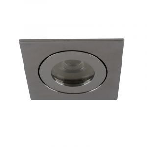 Krom modern indbygningsspot badeværelse aluminium, Dorx, IP44