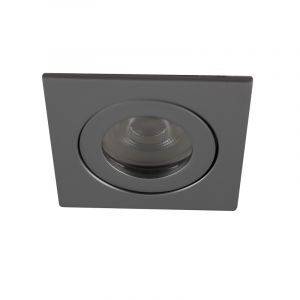 Sølv modern indbygningsspot badeværelse aluminium, Dorx, IP44
