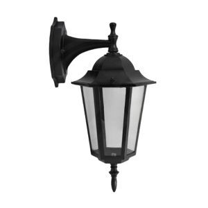 Sort udendørslampe klassisk, Tymo, IP44
