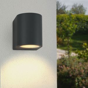 Aluminium udendørslampe antracit, Corina, IP44