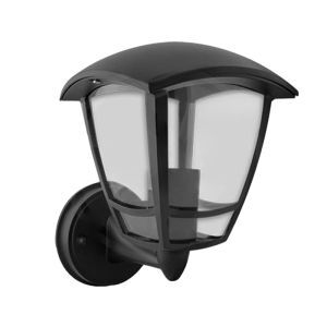 Sort udendørslampe klassisk, Sven, IP44